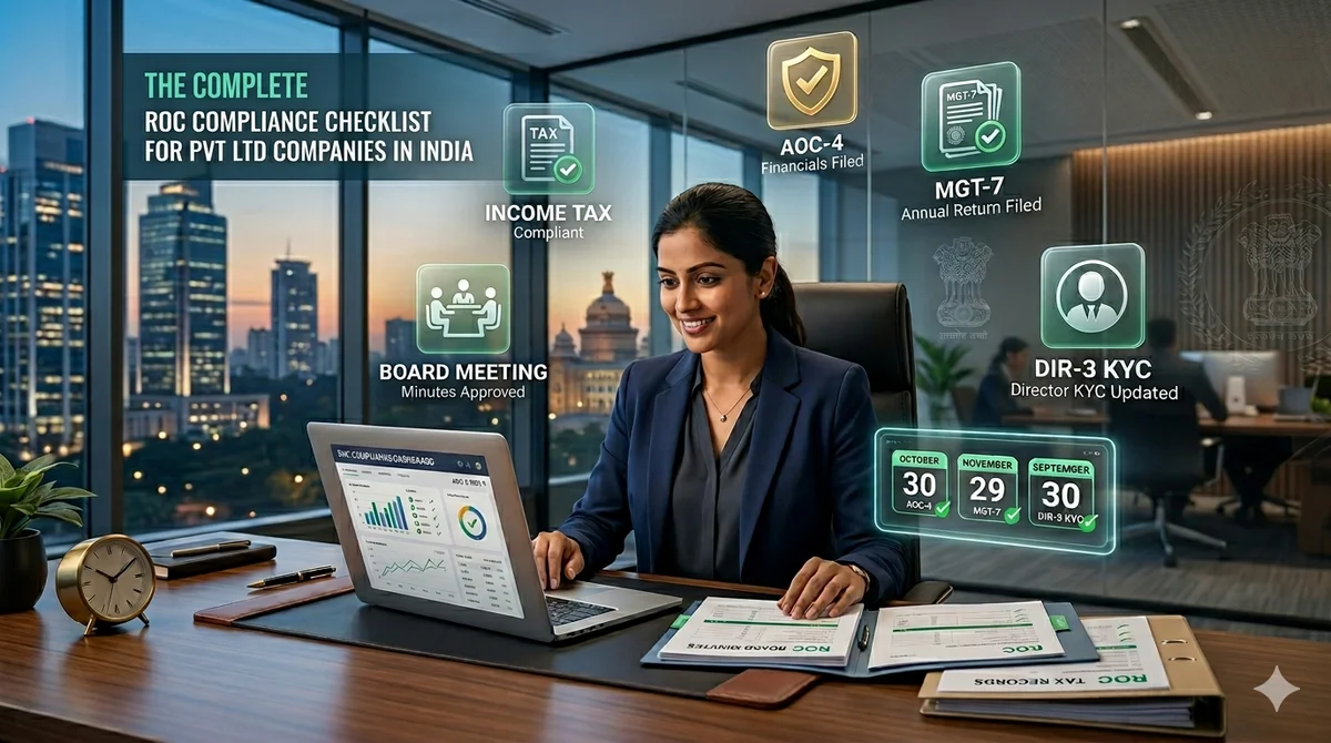 Ultimate ROC Compliance Checklist for Private Limited Companies